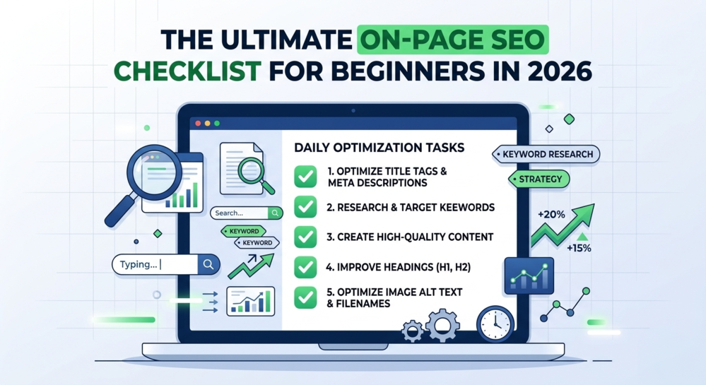 The Ultimate On-Page SEO Checklist for Beginners in 2026