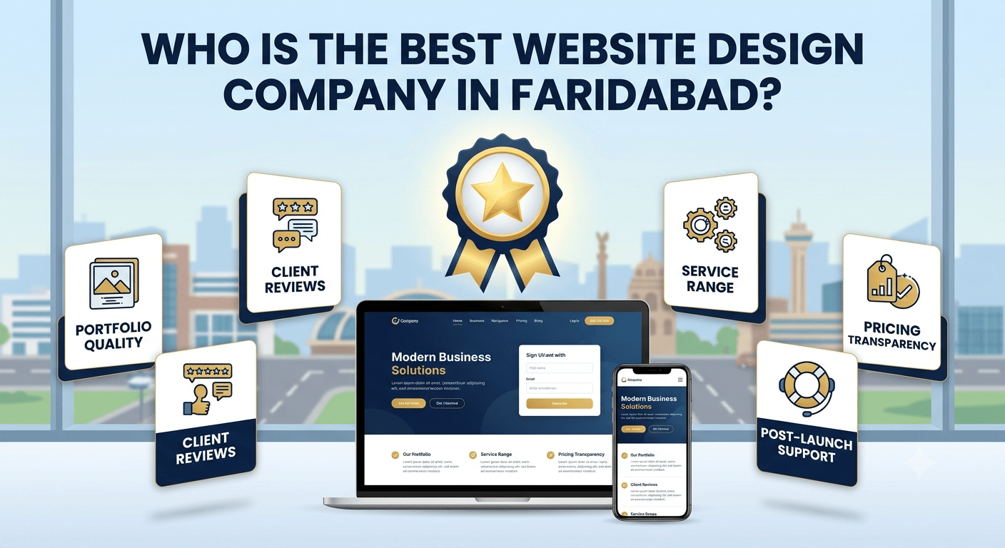 Who Is the Best Website Design Company in Faridabad?
