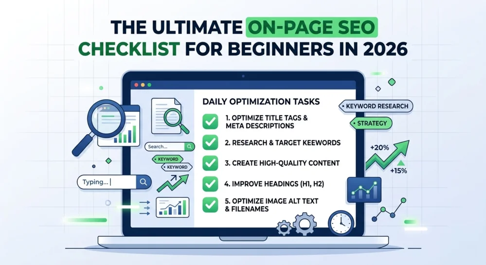 The Ultimate On-Page SEO Checklist for Beginners in 2026
