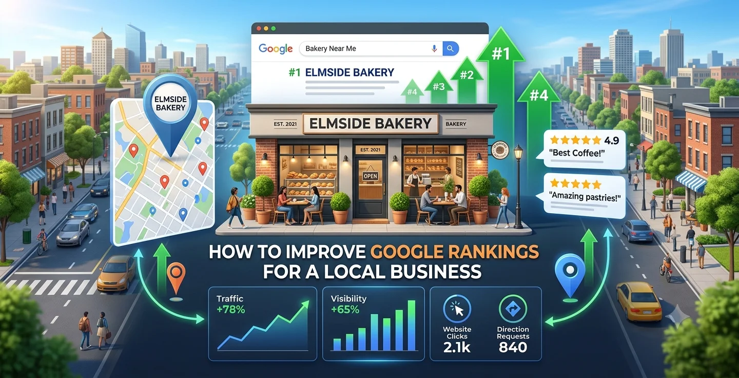 Local business Google rankings