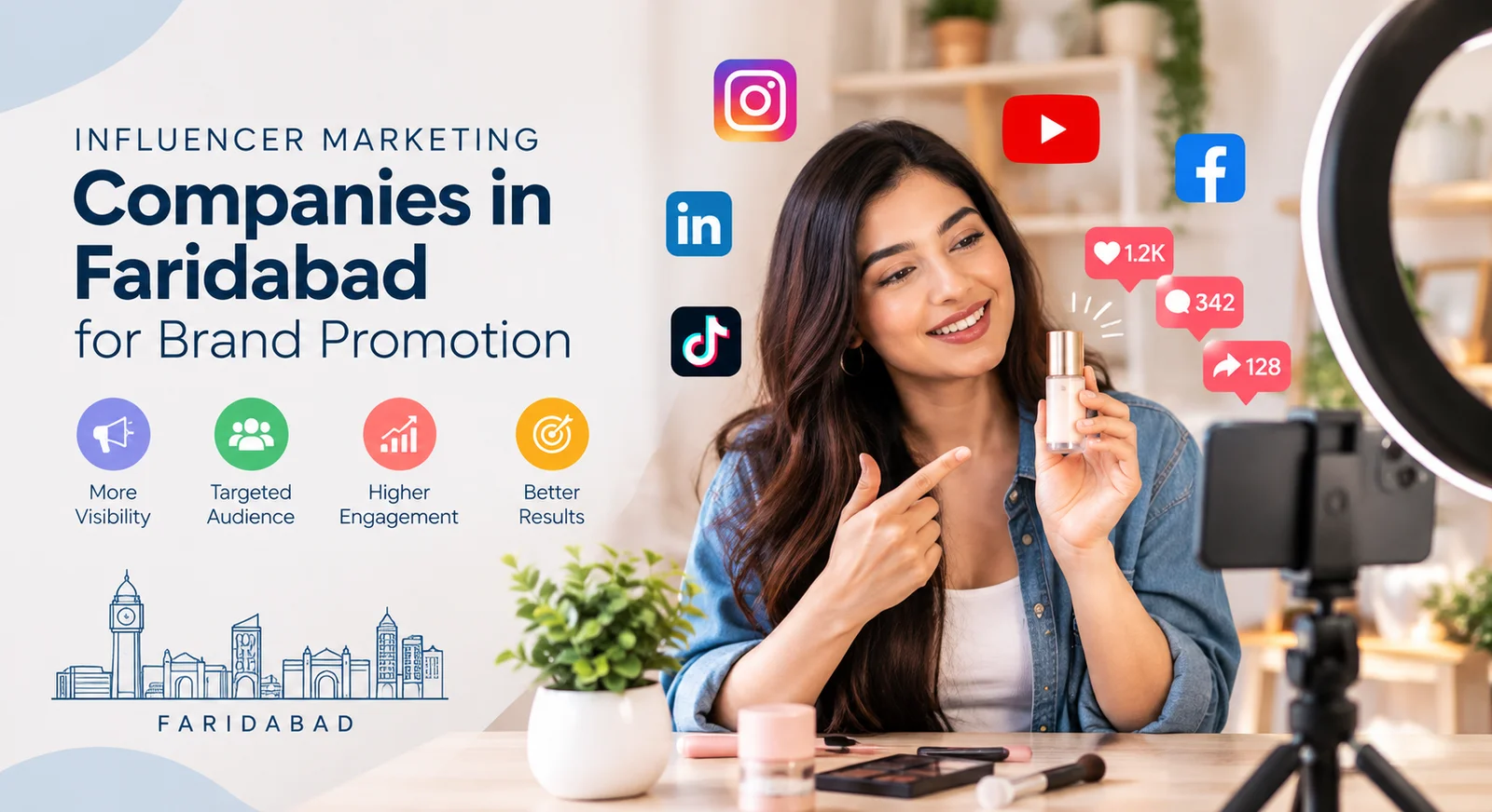 Influencer marketing campaign in Faridabad