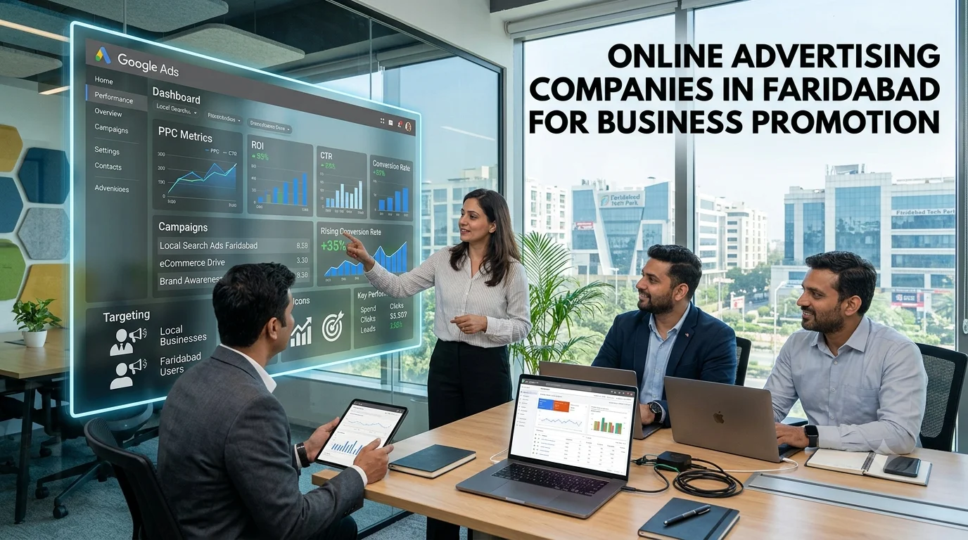 Online advertising campaign for Faridabad business